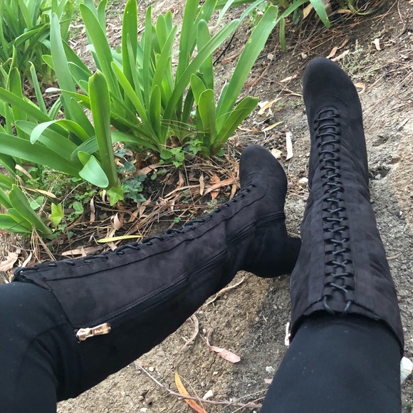 Tall lace up boot - Picture 2 of 8